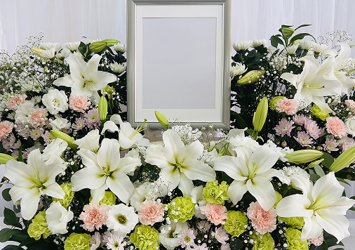 遺影写真のイメージ写真